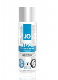 Охлаждающий лубрикант на водной основе JO Personal Lubricant H2O COOLING - 60 мл. - System JO - купить с доставкой в Симферополе