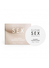 Массажная свеча для всего тела Slow Sex - 50 гр. - Bijoux Indiscrets - купить с доставкой в Симферополе