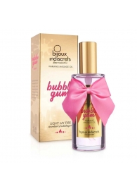 Разогревающее массажное масло Light My Fire Bubble Gum с ароматом бабл-гам - 100 мл. - Bijoux Indiscrets - купить с доставкой в Симферополе