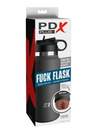 Смуглый мастурбатор-вагина в корпусе-бутылке F*ck Flask - Pipedream - в Симферополе купить с доставкой