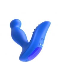 Синий вибромассажер простаты 3,5’’ Remote Control P-spot Massager - 12,5 см. - Erokay - в Симферополе купить с доставкой