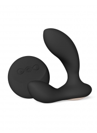 Черный вибромассажер простаты с пультом ДУ Hugo 2 Remote - Lelo - в Симферополе купить с доставкой
