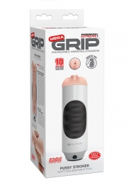 Мастурбатор-вагина Extreme Toyz Mega Grip Vibrating Stroker Mouth - Pipedream - в Симферополе купить с доставкой