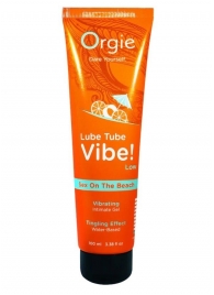 Гель с эффектом вибрации Lube Tube Vibe Low Sex On The Beach - 100 мл. - ORGIE - купить с доставкой в Симферополе