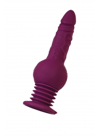 Фиолетовая мини-машина для секса Striker с пультом ДУ - 23,5 см. - ToyFa - купить с доставкой в Симферополе Фиолетовая мини-машина для секса Striker с пультом ДУ - 23,5 см. - ToyFa - купить с доставкой в Симферополе