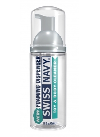 Очищающая пенка для игрушек и тела Toy   Body Cleaner Foamer - 47 мл. - Swiss navy - купить с доставкой в Симферополе