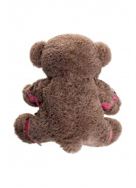 Бондажный набор: бурый мишка с розовыми оковами и наручниками - Pecado - купить с доставкой в Симферополе