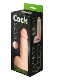 Телесный фаллоудлинитель с мошонкой Cock Next - 17 см. - LOVETOY (А-Полимер) - в Симферополе купить с доставкой