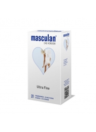 Особо тонкие презервативы Masculan Ultra Fine - 21 шт. - Masculan - купить с доставкой в Симферополе