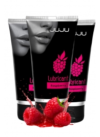 Набор из 3 съедобных лубрикантов JUJU со вкусом малины - JuJu - купить с доставкой в Симферополе Набор из 3 съедобных лубрикантов JUJU со вкусом малины - JuJu - купить с доставкой в Симферополе