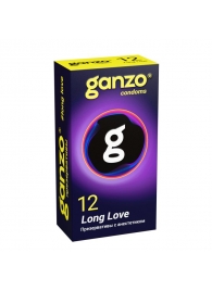 Презервативы с анестетиком для продления удовольствия Ganzo Long Love - 12 шт. - Ganzo - купить с доставкой в Симферополе