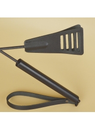 Черный кожаный стек «Сириус» - 60 см. - Sitabella - купить с доставкой в Симферополе