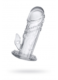 Прозрачная насадка на пенис Uco - 13 см. - A-toys - в Симферополе купить с доставкой