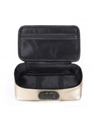 Золотистая сумочка для хранения игрушек Discreet Box - Dorcel - купить с доставкой в Симферополе