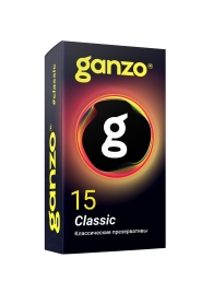 Классические презервативы с обильной смазкой Ganzo Classic - 15 шт. - Ganzo - купить с доставкой в Симферополе