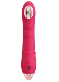 Малиновая насадка на душ с вибрацией Showers to orgasm - 20,1 см. - Orion - купить с доставкой в Симферополе