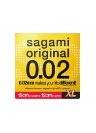 Презерватив увеличенного размера Sagami Original 0.02 XL-size - 1 шт. - Sagami - купить с доставкой в Симферополе