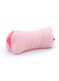 Телесный двусторонний мастурбатор - вагина и ротик - Boys of Toys - в Симферополе купить с доставкой