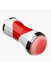 Двусторонний мастурбатор в колбе Power Grip Cup - вагина и ротик - Boys of Toys - в Симферополе купить с доставкой