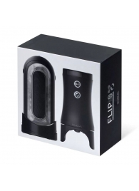 Набор Tenga Flip Zero Electronic Vibrotation: мастурбатор с вибрацией и устройство вращения - Tenga - в Симферополе купить с доставкой