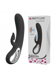 Черный вибратор-кролик Romance Massage - 24 см. - Baile купить в Симферополе с доставкой в Orgasmix.ru Черный вибратор-кролик Romance Massage - 24 см. - Baile