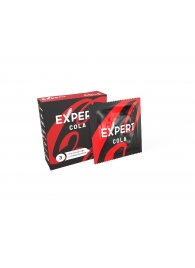 Презервативы с ароматом колы Expert Cola - 3 шт. - Expert - купить с доставкой в Симферополе