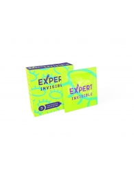 Ультратонкие презервативы Expert Invisible - 3 шт. - Expert - купить с доставкой в Симферополе