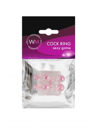 Прозрачная насадка на пенис с цветными шариками - Erowoman-Eroman - в Симферополе купить с доставкой Прозрачная насадка на пенис с цветными шариками - Erowoman-Eroman - в Симферополе купить с доставкой