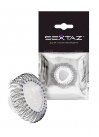 Эластичное эрекционное кольцо с длинными черными «ресничками» - Sextaz - в Симферополе купить с доставкой