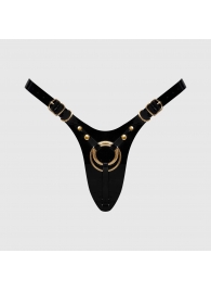 Черный пояс для фиксации насадок Strap-On-Me Leatherette Harness Fabulous - Strap-on-me - купить с доставкой в Симферополе