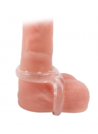 Прозрачное двойное эрекционное кольцо - Sex Expert - в Симферополе купить с доставкой