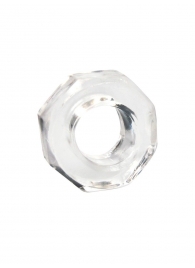 Прозрачное эрекционное кольцо в форме гайки - Sex Expert - в Симферополе купить с доставкой