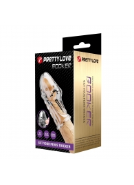 Прозрачная насадка на пенис Booker - 8 см. - Baile - в Симферополе купить с доставкой