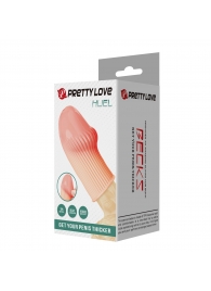 Телесная насадка на пенис Huel - 9 см. - Baile - в Симферополе купить с доставкой