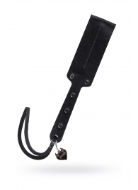 Черный кожаный пэддл - 32 см. - Pecado - купить с доставкой в Симферополе