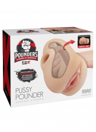 Телесный мастурбатор-вагина Pussy Pounder Squeeze Stroker - Pipedream - в Симферополе купить с доставкой