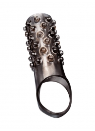 Дымчатая насадка на пенис с выпуклостями - 12 см. - Sex Expert - в Симферополе купить с доставкой