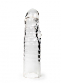 Прозрачная закрытая насадка на член - 15 см. - Sex Expert - в Симферополе купить с доставкой