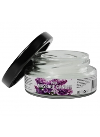 Массажная свеча «Сирень» - 50 мл. - SGAN - купить с доставкой в Симферополе