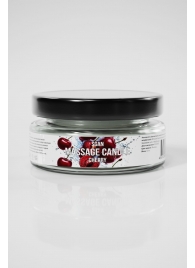 Массажная свеча «Спелая вишня» - 50 мл. - SGAN - купить с доставкой в Симферополе