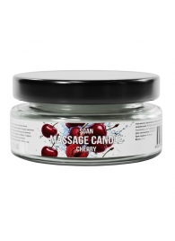 Массажная свеча «Спелая вишня» - 50 мл. - SGAN - купить с доставкой в Симферополе