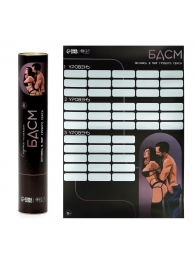 Плакат для двоих со скретч-слоем «БДСМ» - Сима-Ленд - купить с доставкой в Симферополе