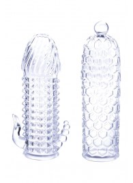 Набор из 2 прозрачных насадок на член Seductive Tickler Sleeves Set - NMC - в Симферополе купить с доставкой