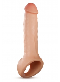 Телесная насадка-удлинитель Thrive 8.75 Inch Realistic Penis Extender Sleeve - 22,2 см. - Blush Novelties - в Симферополе купить с доставкой