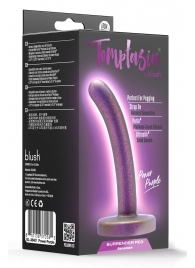 Фиолетовая насадка с гладкой поверхностью Surrender 4.75 Inch Beginner Pegging Dildo - 12 см. - Blush Novelties - купить с доставкой в Симферополе