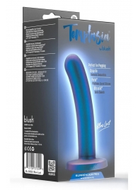 Синяя насадка с гладкой поверхностью Surrender 5.75 Inch Intermediate Pegging Dildo - 14,6 см. - Blush Novelties - купить с доставкой в Симферополе