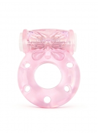 Розовое эрекционное виброкольцо с бабочкой - 1137 - в Симферополе купить с доставкой