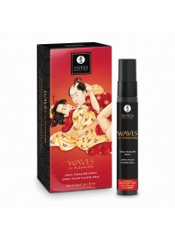 Оральный спрей Waves of Pleasure с ароматом клубники и шампанского - 20 мл. - Shunga - купить с доставкой в Симферополе