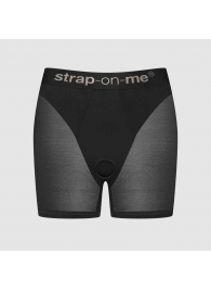 Трусики-шорты для фиксации насадок Strap-on-me Harness Lingerie Halo - size XS - Strap-on-me - купить с доставкой в Симферополе