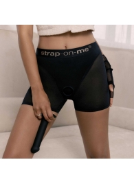 Трусики-шорты для фиксации насадок Strap-on-me Harness Lingerie Halo - size L - Strap-on-me - купить с доставкой в Симферополе